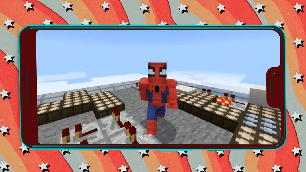 Spider-Man Game Minecraft Mod - عکس بازی موبایلی اندروید