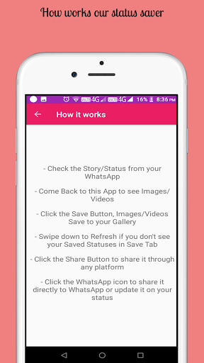 Status saver for whatsapp , gb whtsapp - Image screenshot of android app