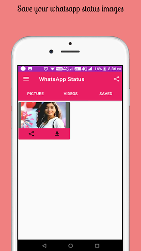 Status saver for whatsapp , gb whtsapp - Image screenshot of android app
