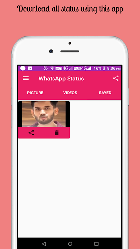 Status saver for whatsapp , gb whtsapp - Image screenshot of android app