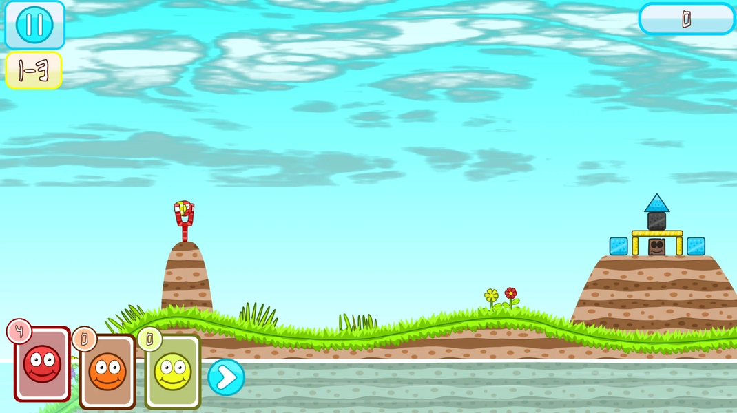 Angry Knock Down Ball - Gameplay image of android game