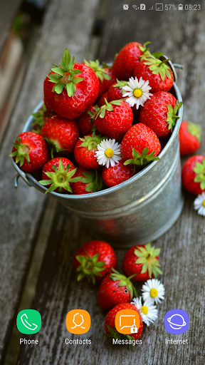 Strawberry Wallpaper - Image screenshot of android app