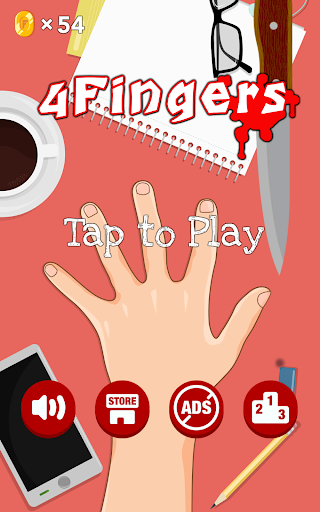 4 Fingers: Knife Games - Gameplay image of android game