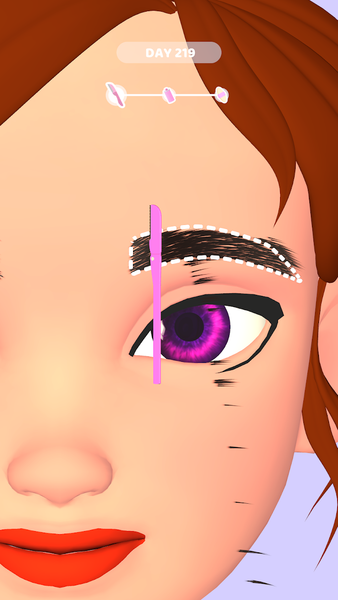 Eyebrows Art 3D - Image screenshot of android app