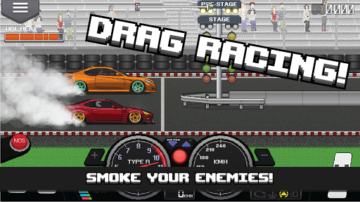 Pixel Car Racer - Gameplay image of android game