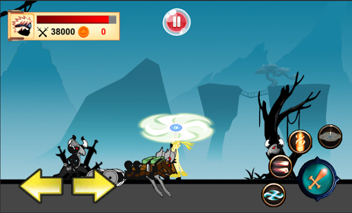 Stickman Ninja - Gameplay image of android game