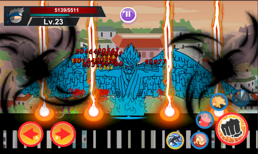 Stickman Ninja 2 - Gameplay image of android game