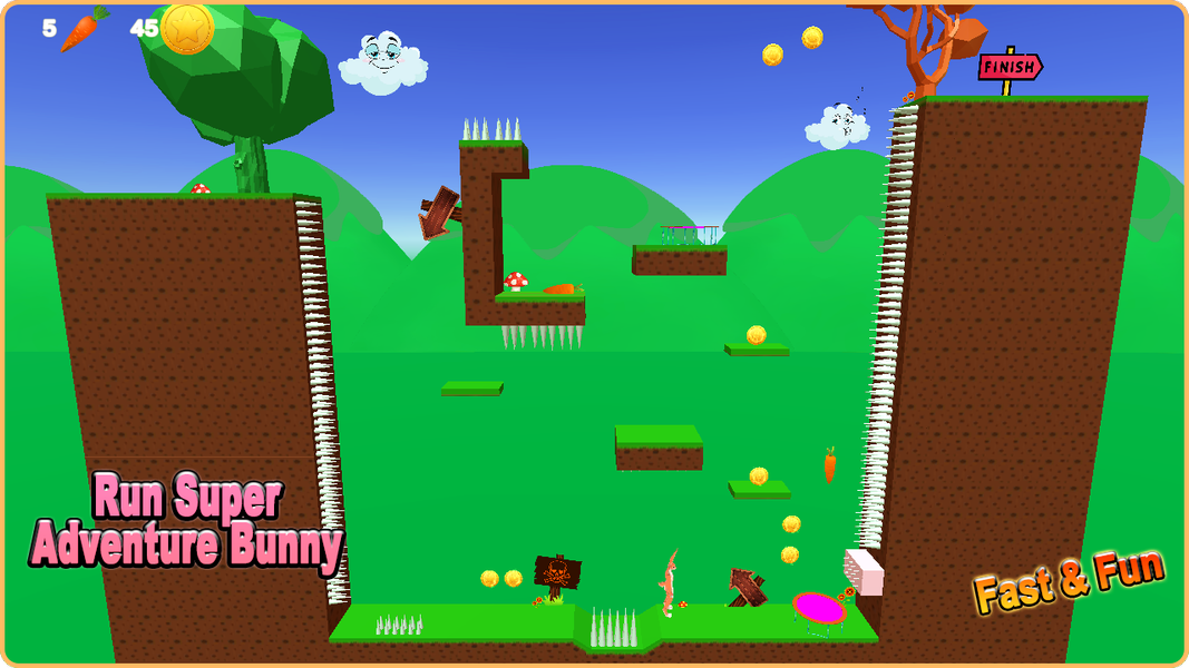 Run Super Adventure Bunny - عکس بازی موبایلی اندروید