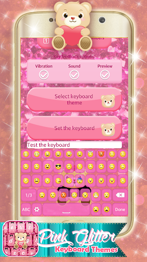 glitter keyboard app