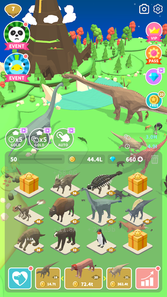 Merge Brainrot vs Dinosaur - عکس بازی موبایلی اندروید