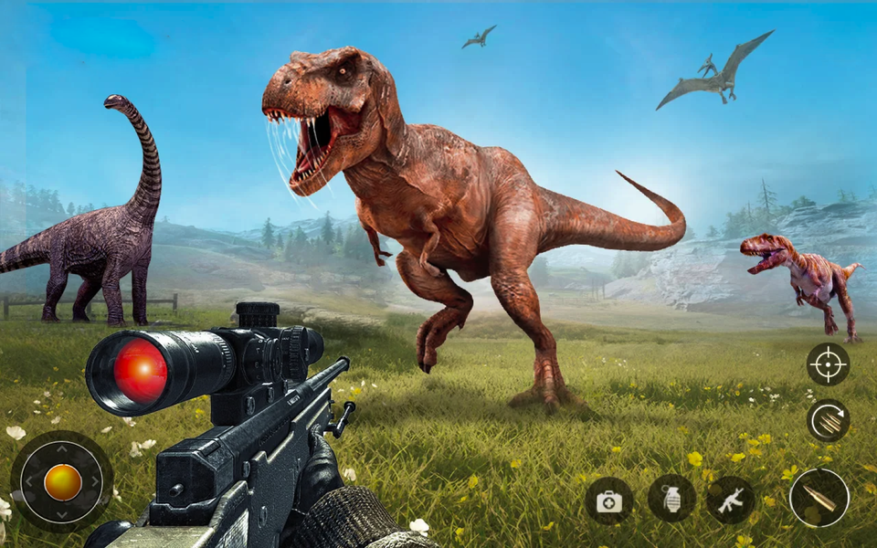 Wild Dino Monster Hunting - عکس بازی موبایلی اندروید