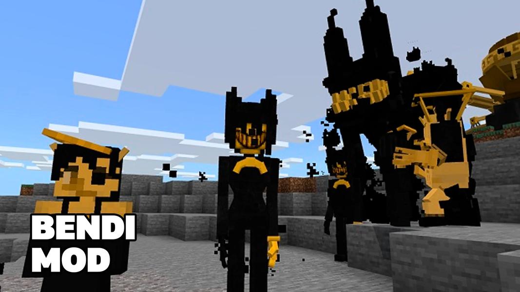 Bendy Mod for Minecraft PE - Image screenshot of android app