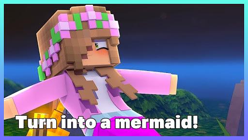 Mermaid Mod for Minecraft PE - Image screenshot of android app