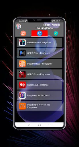 Redmi Note 8 Pro ringtones - Image screenshot of android app