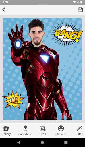 Superhero Camera Photo Editor - عکس برنامه موبایلی اندروید