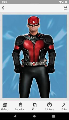 Superhero Camera Photo Editor - عکس برنامه موبایلی اندروید
