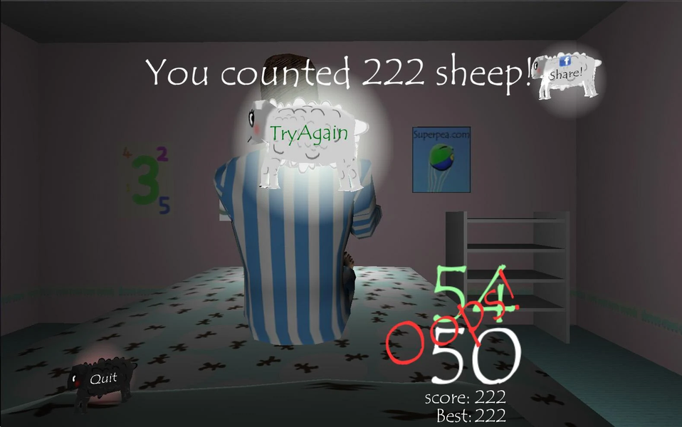 Sheep Sleep - A Hardcore game - عکس بازی موبایلی اندروید