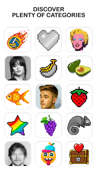Color By Number - Art Games - Gameplay image of android game