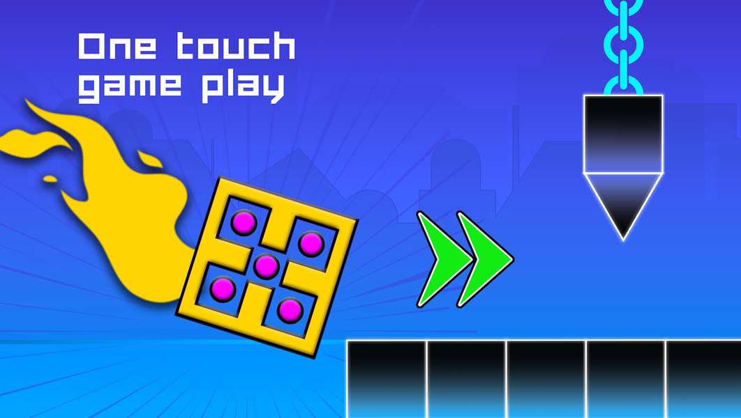 Pixel Ride – Jump to the Beat - Gameplay image of android game