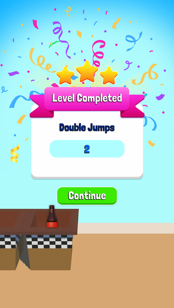 Flip The Bottle – 3D Game - Gameplay image of android game