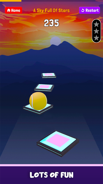 Magic Ball - 3D Hop Game - Gameplay image of android game