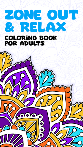 Coloring Book For Relaxation - Image screenshot of android app