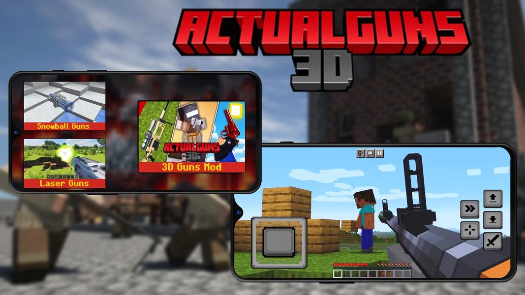 Gun Mods for Minecraft PE - Image screenshot of android app