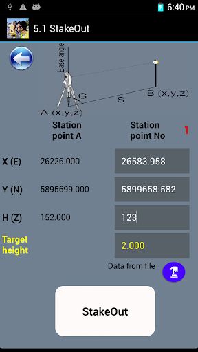 Surveying In the Field - Image screenshot of android app