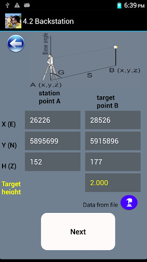 Surveying In the Field - Image screenshot of android app