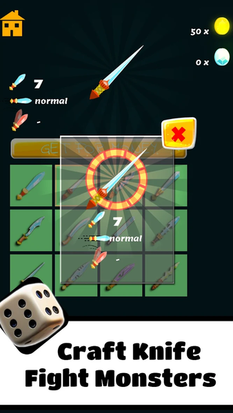 Snake Dice Knife Craft - عکس بازی موبایلی اندروید