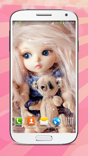 Sweet Dolls Live Wallpaper HD - Image screenshot of android app