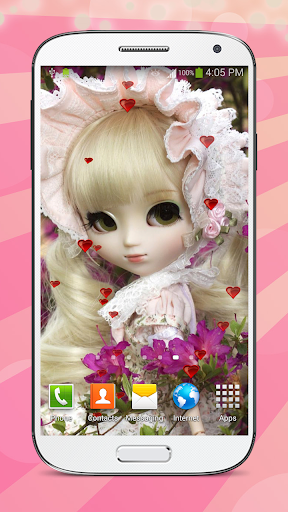 Sweet Dolls Live Wallpaper HD - Image screenshot of android app