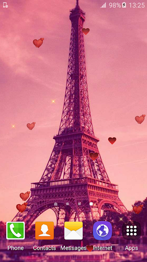 Sweet Paris Live Wallpaper HD - Image screenshot of android app