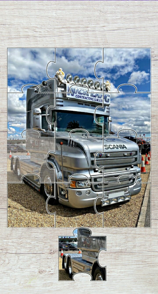 Jigsaw puzzle Scania Trucks - عکس بازی موبایلی اندروید
