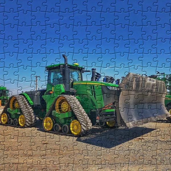 Jigsaw Puzzles Tractor - Gameplay image of android game