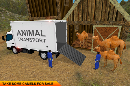 Farm Animal Transport Truck Simulator. - Gameplay image of android game