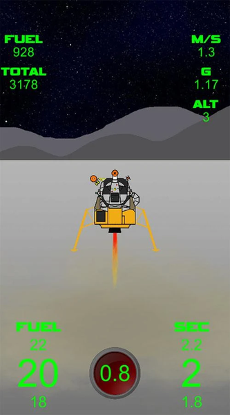 Moon Landing - Gameplay image of android game