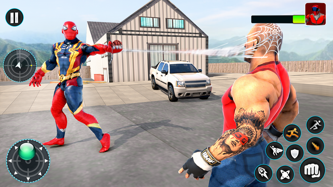 Spider Flying Rope Hero Games - Image screenshot of android app