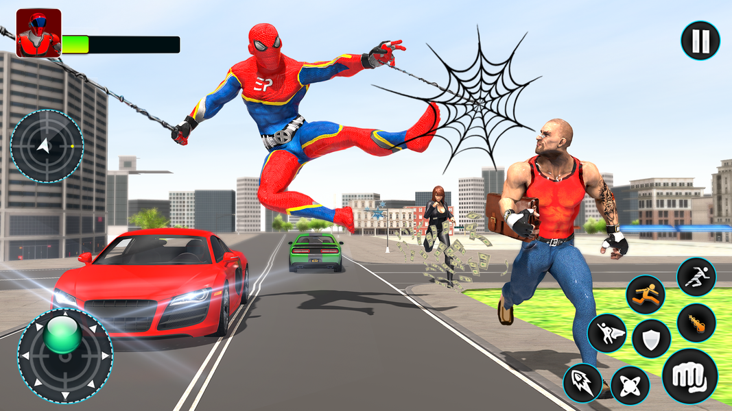 Spider Flying Rope Hero Games - Image screenshot of android app