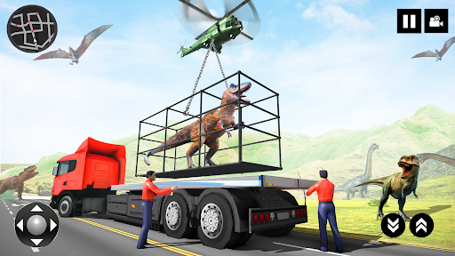 Dino Transporter Truck Games - Image screenshot of android app