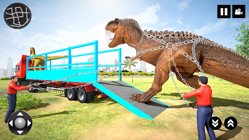 Dino Transporter Truck Games - Image screenshot of android app