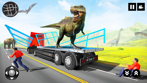 Dino Transporter Truck Games - Image screenshot of android app