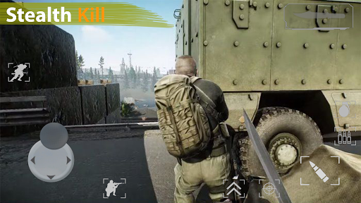 D-Day Army World War 2 Offline - Gameplay image of android game