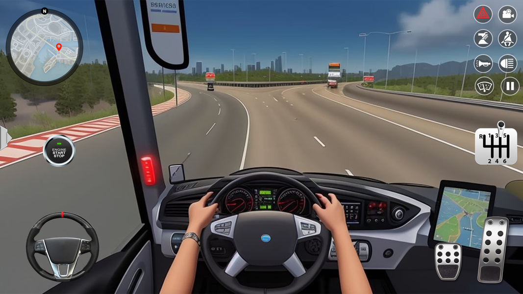 Coach City Bus Simulator 2023 - Gameplay image of android game