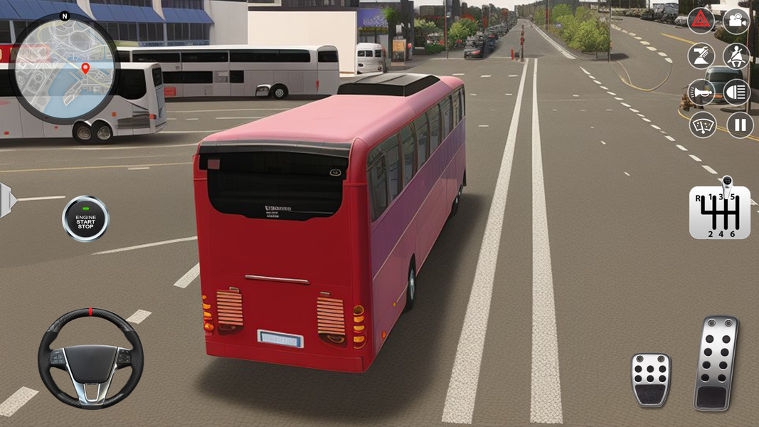 Coach City Bus Simulator 2023 - Gameplay image of android game
