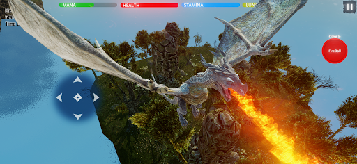 Fantasy Dragon Flight p2 Game - Gameplay image of android game