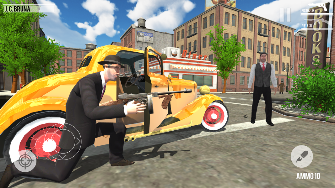 Crime Gangster Fury: Shooting - Gameplay image of android game