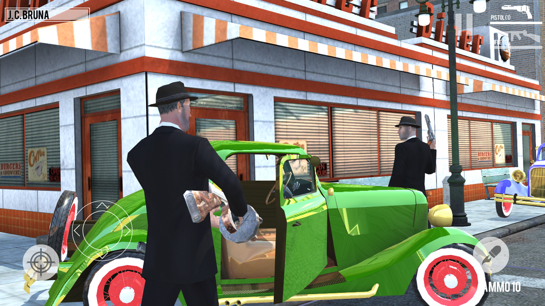 Crime Gangster Fury: Shooter - Gameplay image of android game