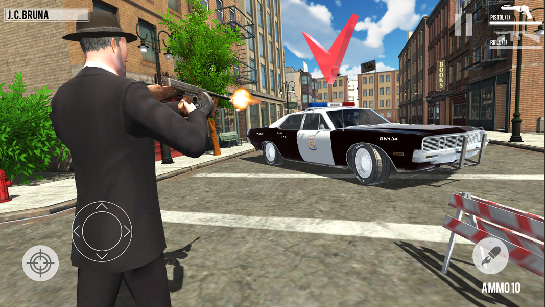 Crime Gangster Fury: Shooter - Gameplay image of android game