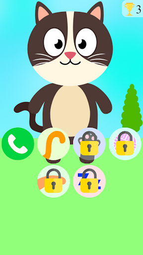 Talking Cat With Fake Call - Image screenshot of android app